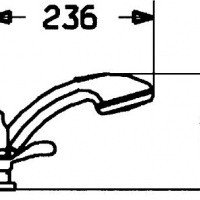 Hansa 5313 9035 Смеситель на борт ванны на 3 отверстия, видимая часть термостатического смесителя для всех встраиваемых комплектов, для удаленно расположенных наполнителей для ванны (Hansafill), без гарнитуры наполнения ванны (Hansafill), расход 20/19 л/м