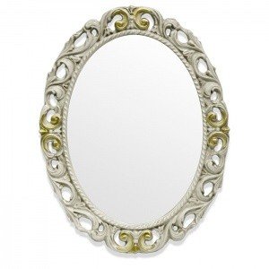 Зеркало в раме 72 х 92 см TW03642avorio/oro Tiffany World