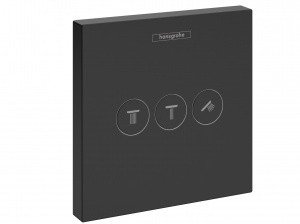 Hansgrohe ShowerSelect 15764670 Запорно-переключающее устройство черный матовый