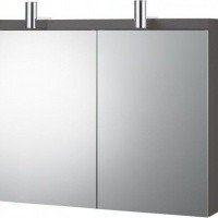 Зеркальный шкаф Ideal Standart Daylight K2218EG тёмно-серый дуб