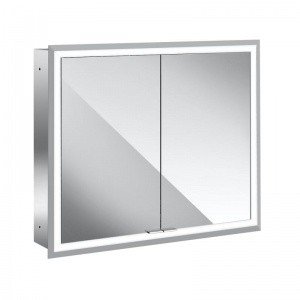 Emco Prime 9497 051 72 Встраиваемый зеркальный шкаф с подсветкой 800*700 мм