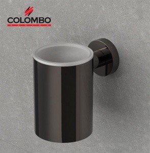 Colombo Design PLUS W4902.GL - Настенный стакан для зубных щеток (Графит полированный)