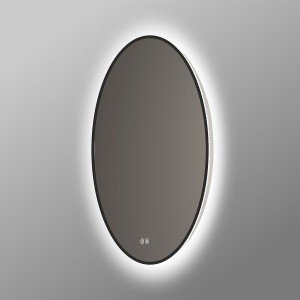 Vincea VLM-3DE700B-2 Зеркало для ванной комнаты с LED-подсветкой Ø 700 мм | с функцией антизапотевания (чёрный)