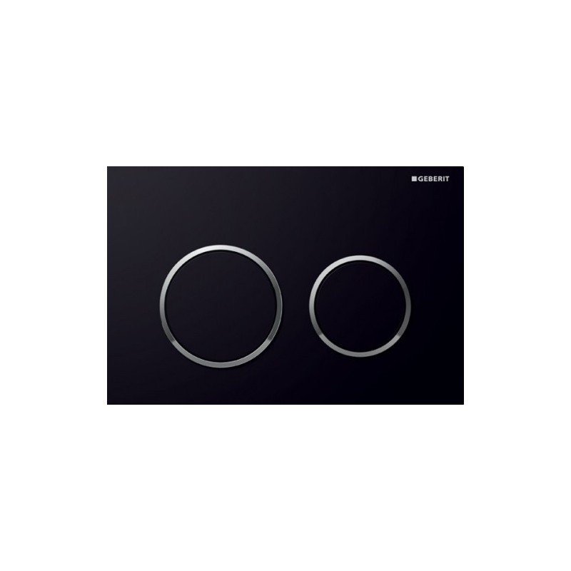 GEBERIT Omega 20 115.085.KM.1 Накладная панель для унитаза (Черный | Хром)