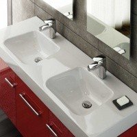 Ideal Standard Imagine T0698RE тумба/подстолье для ванной под раковину на 135 см, цвет красный на распродаже