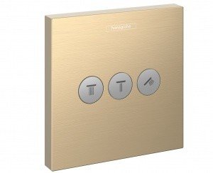 Hansgrohe ShowerSelect 15764140 Запорно-переключающее устройство шлифованная бронза