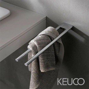 KEUCO Edition 400 11518010000 - Держатель для полотенца двойной 45 см (хром)