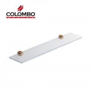 Colombo Design PLUS W4916.VL - Стеклянная полка для ванной комнаты 60*12 см (Vintage)