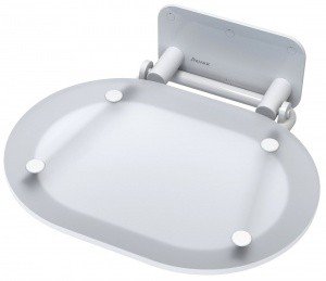 Ravak Chrome Clear/White B8F0000028 Складное сиденье для душа (белый | прозрачный пластик)