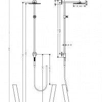 Hansgrohe Raindance Connect 240 Showerpipe 350mm 27421000 Душевая система (хром)