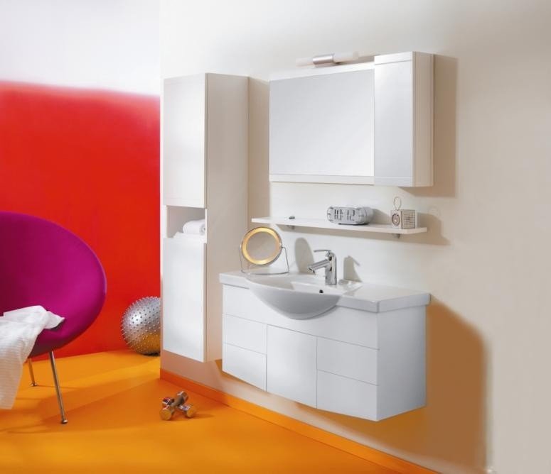 Ideal Standard Motion комплект мебели для ванной комнаты 85 см, цвет белый. недорого со скидкой на распродаже