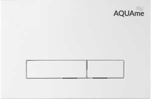 AQUAme AQM4103W Накладная панель смыва для унитаза (белый)