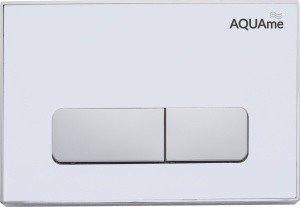 AQUAme AQM4104W Накладная панель смыва для унитаза (белый)