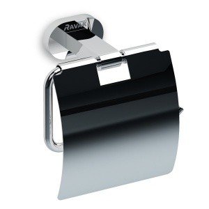 Ravak Chrome CR 400.00 X07P191 Держатель для туалетной бумаги с крышкой (хром)
