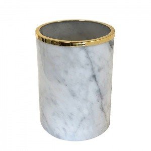 3SC Elegance Marble Carrara EL65ABCGD Ведро для мусора 10 L