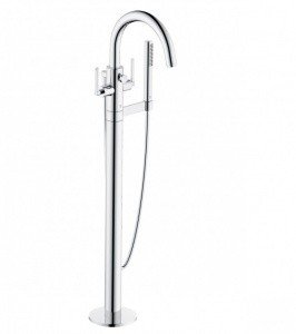 KLUDI Nova Fonte Puristic 205900515 Напольный смеситель для ванны - внешняя часть (хром)