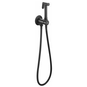 FASHUN A7505-7 Гигиенический душ - комплект со смесителем (чёрный матовый)