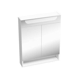 Ravak Classic II MC X000001470 Зеркальный шкаф с подсветкой 700*760 мм (белый)