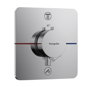 Hansgrohe ShowerSelect Comfort Q 15583000 Термостатический смеситель для ванны - внешняя часть (хром)