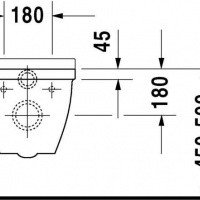 Duravit Starck 3 220309 Унитаз подвесной в комплекте с сидением и крышкой (для людей с ограниченными возможностями)