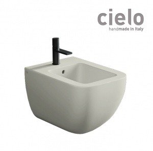 Ceramica CIELO Shui Comfort SHCOBS PM - Биде подвесное 55*37 см | с отверстием для смесителя (Pomice)