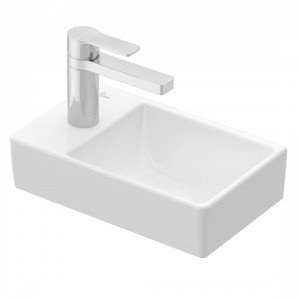 Villeroy Boch Avento 43003RRW Раковина мини для ванной на 36 см (цвет белый камень, stone white ceramicplus)