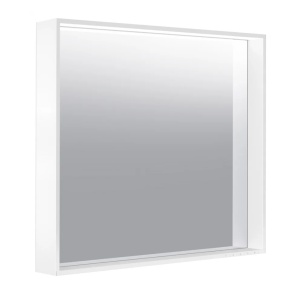 Keuco Plan 33097302500 Зеркало с подсветкой 80*70 см (лакированный алюминий белый)