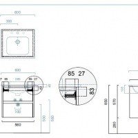 Berloni Bagno FORM Комплект мебели для ванной комнаты FORM 01