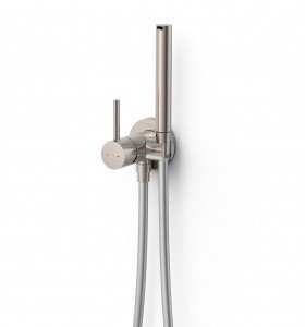 TRES Max 134123AC Гигиенический душ - комплект со смесителем (нержавеющая сталь)