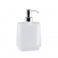 Colombo Design TIME W4281 - Дозатор для жидкого мыла 360 мл | настольный (хром - матовое стекло)