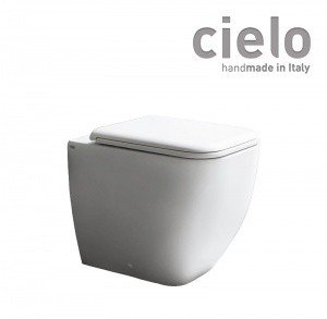Ceramica CIELO Shui Comfort SHCOVA bia - Унитаз напольный пристенный 55*38 см (белый глянцевый)