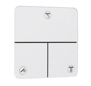 Hansgrohe ShowerSelect Comfort Q 15587700 Запорно-переключающий вентиль на 3 положения (белый матовый)