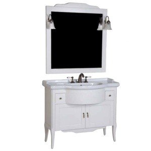 Il Tempo Del Комплект мебели для ванной комнаты на 100 см (цвет Velluto Bianco - бархатный белый)