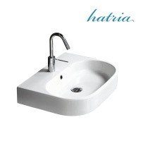 HATRIA Area Y0UH01 Раковина для ванной комнаты 60*45 см | универсальная (белая глянцевая)