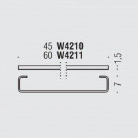 Colombo Design TIME W4210 - Держатель для полотенца 45 см (хром)