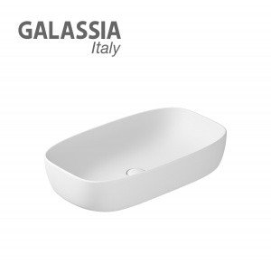 Galassia Dream 7300MT - Накладная раковина 64*38 см (цвет: белый матовый)