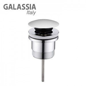GALASSIA 9916BIMT - Донный клапан | сливной гарнитур Click-Clack (белый матовый)