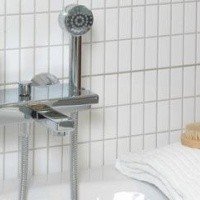 ORAS BAGNO ALESSI ONE 8545 Смеситель для ванны, в комплекте с душем (хром)