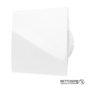 BETTOSERB 110151 Вентилятор с обратным клапаном (белый глянцевый)