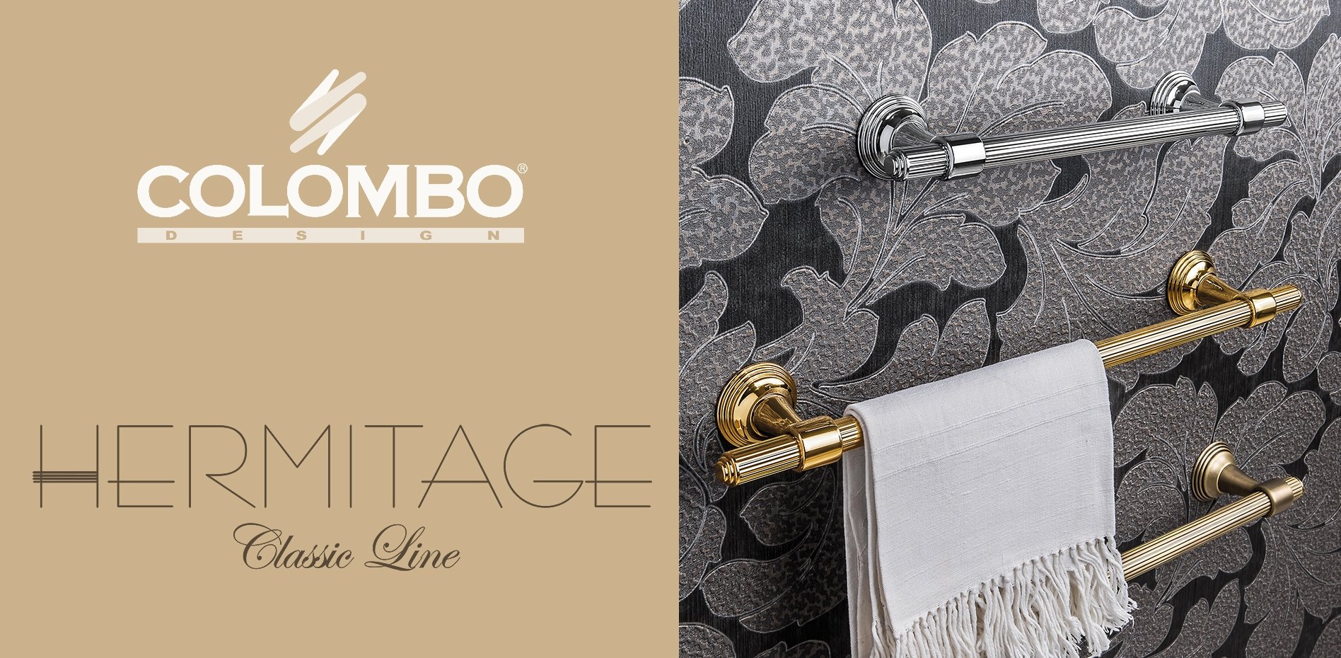 Colombo Design HERMITAGE – Классическая серия аксессуаров для ванной комнаты