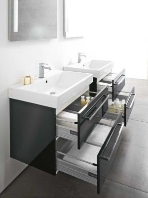 Тумбы с раковиной для ванной комнаты Berloni Bagno JUST. Тумбы с раковиной для ванной комнаты Berloni Bagno JUST.