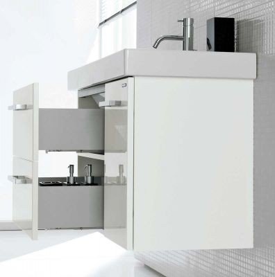 Тумбы с раковиной для ванной комнаты Berloni Bagno Side. Тумбы с раковиной для ванной комнаты Berloni Bagno Side.