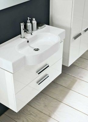 Тумбы с раковиной для ванной комнаты Berloni Bagno Wall