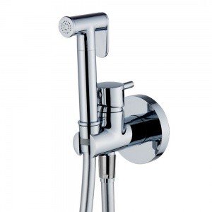 HUBER Shower TV00795521 Гигиенический душ встраиваемый комплект cо смесителем (цвет хром)