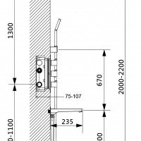Timo Petruma SX-5049/17SM Душевая система с термостатом (золото матовое)