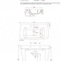 ArtCeram JAZZ JZL001 01 00 Раковина подвесная на 91 см