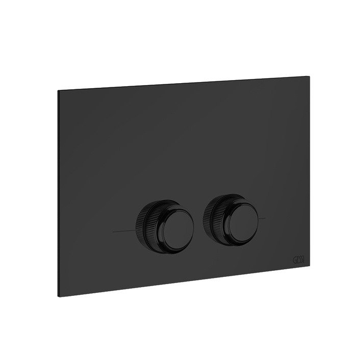 GESSI Venti20 54651.299 Накладная панель смыва для унитаза | для инсталляций Geberit Sigma8 и Sigma12 (чёрный матовый)