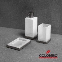 Colombo Design LOOK B1640.GM - Мыльница настольная (графит шлифованный)