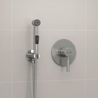WasserKRAFT Wern A04200 Гигиенический душ - комплект со смесителем (никель)