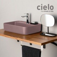 Ceramica CIELO Shui Comfort SHCOLARF CP Раковина для ванной комнаты 60*43 см | подвесная - накладная (Cipria)